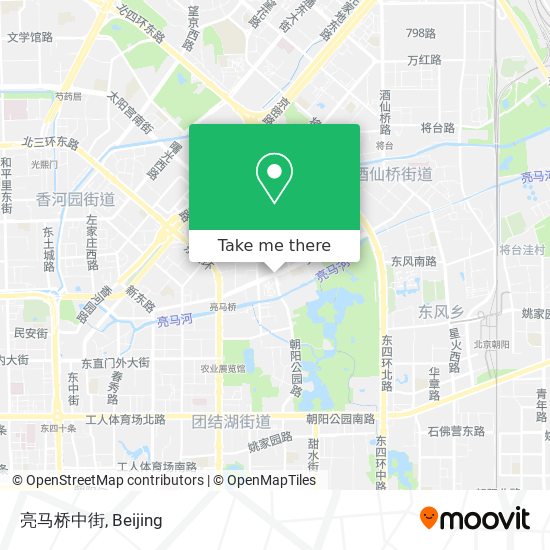 亮马桥中街 map