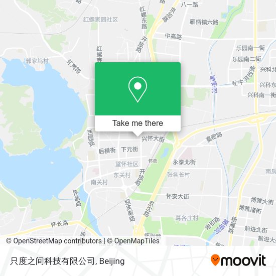 只度之间科技有限公司 map