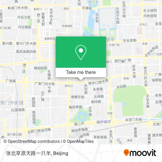 张北草原天路一只羊 map
