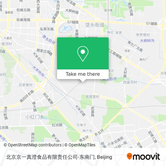 北京京一真澄食品有限责任公司-东南门 map