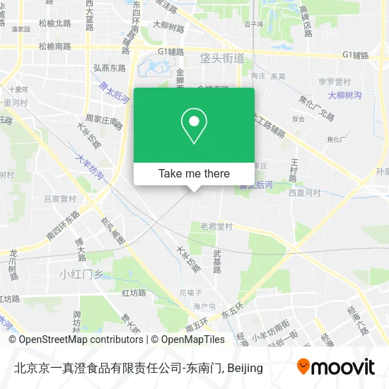 北京京一真澄食品有限责任公司-东南门 map