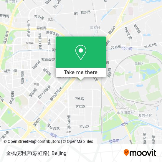 金枫便利店(彩虹路) map