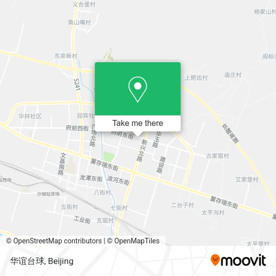 华谊台球 map