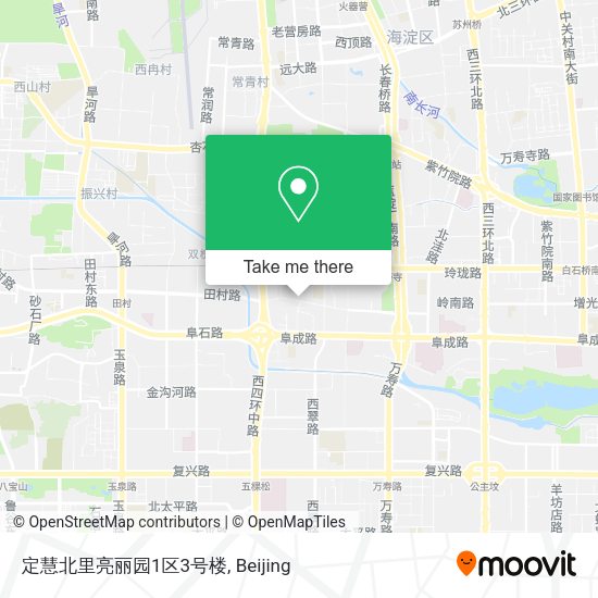 定慧北里亮丽园1区3号楼 map