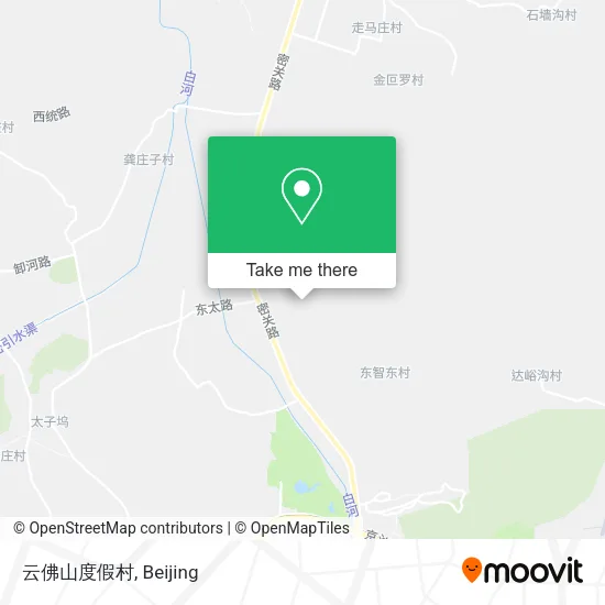 云佛山度假村 map