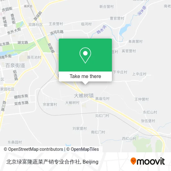 北京绿富隆蔬菜产销专业合作社 map