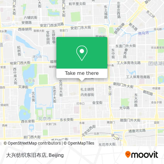 大兴纺织东旧布店 map