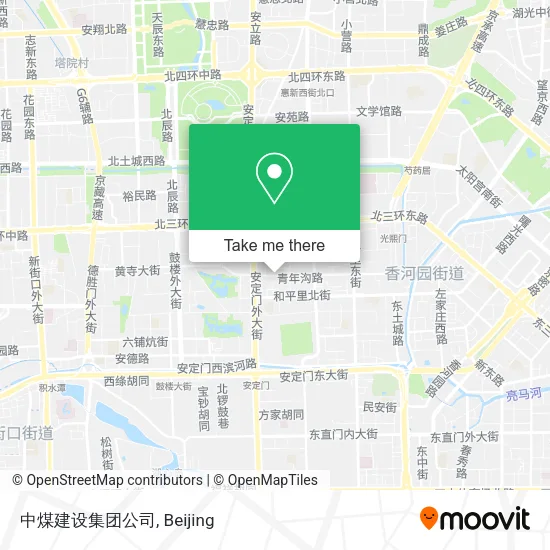 中煤建设集团公司 map
