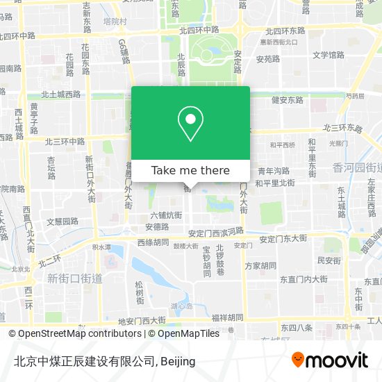 北京中煤正辰建设有限公司 map