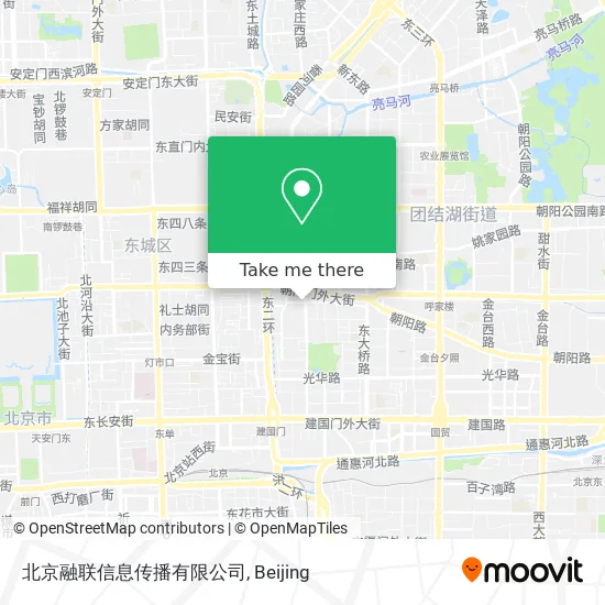 北京融联信息传播有限公司 map