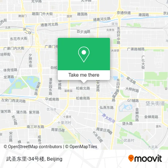 武圣东里-34号楼 map