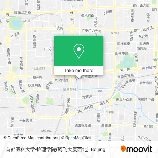 首都医科大学-护理学院(腾飞大厦西北) map