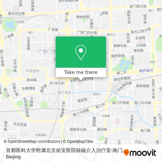 首都医科大学附属北京佑安医院核磁介入治疗室-南门 map