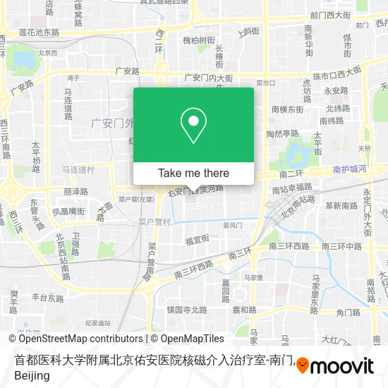 首都医科大学附属北京佑安医院核磁介入治疗室-南门 map