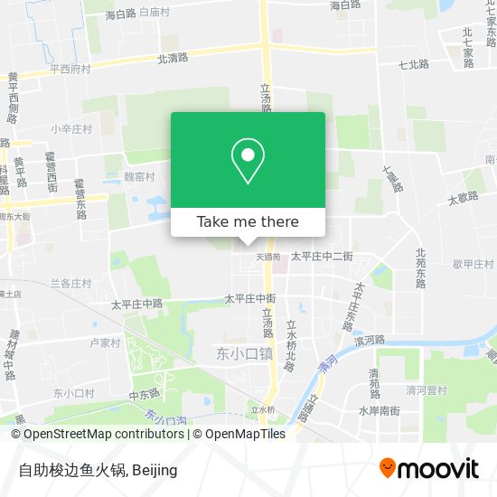 自助梭边鱼火锅 map