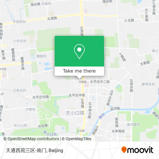 天通西苑三区-南门 map