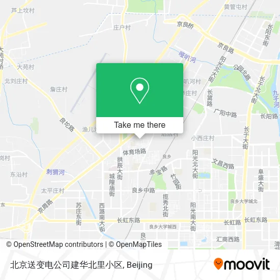 北京送变电公司建华北里小区 map