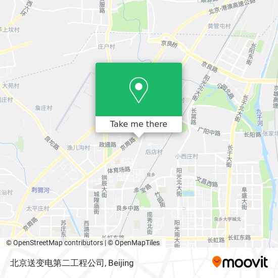 北京送变电第二工程公司 map