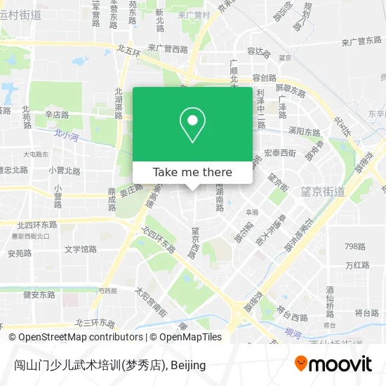闯山门少儿武术培训(梦秀店) map