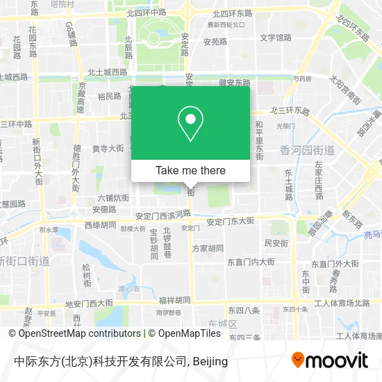 中际东方(北京)科技开发有限公司 map