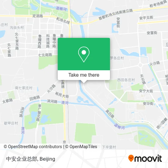 中安企业总部 map