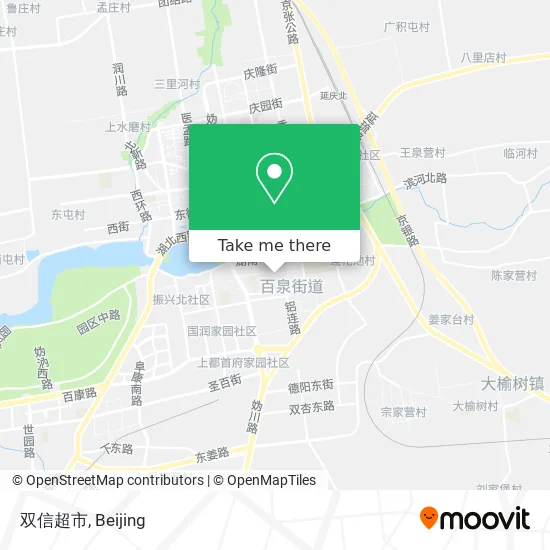 双信超市 map