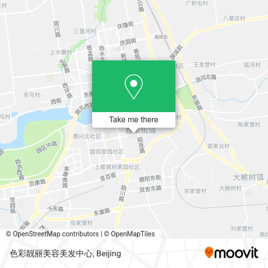 色彩靓丽美容美发中心 map