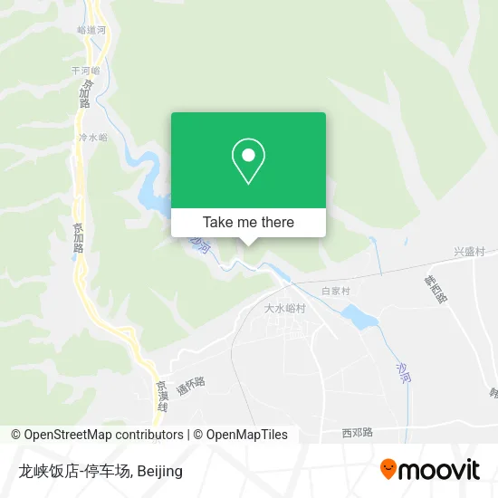 龙峡饭店-停车场 map