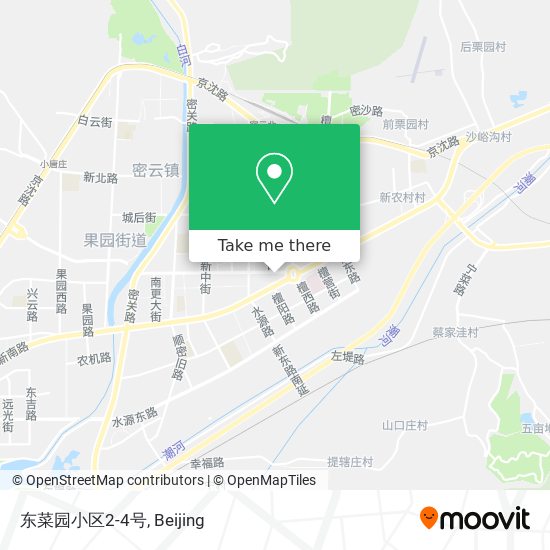 东菜园小区2-4号 map