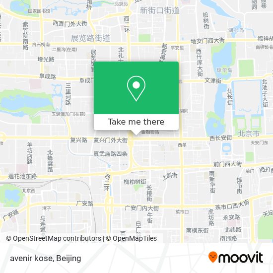 avenir kose map