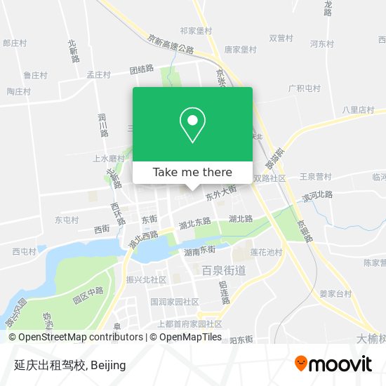 延庆出租驾校 map