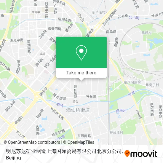 明尼苏达矿业制造上海国际贸易有限公司北京分公司 map