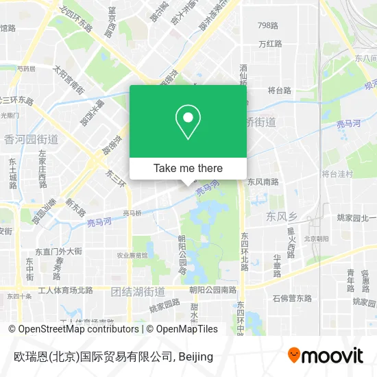欧瑞恩(北京)国际贸易有限公司 map