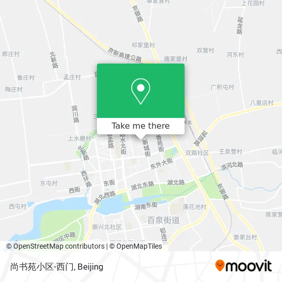 尚书苑小区-西门 map