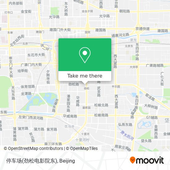 停车场(劲松电影院东) map