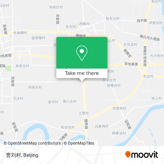 曹刘村 map