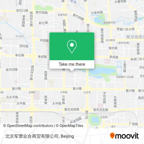 北京军蕾众合商贸有限公司 map