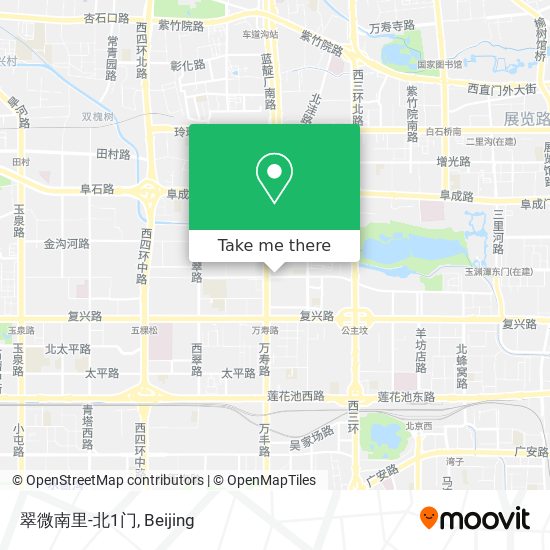 翠微南里-北1门 map