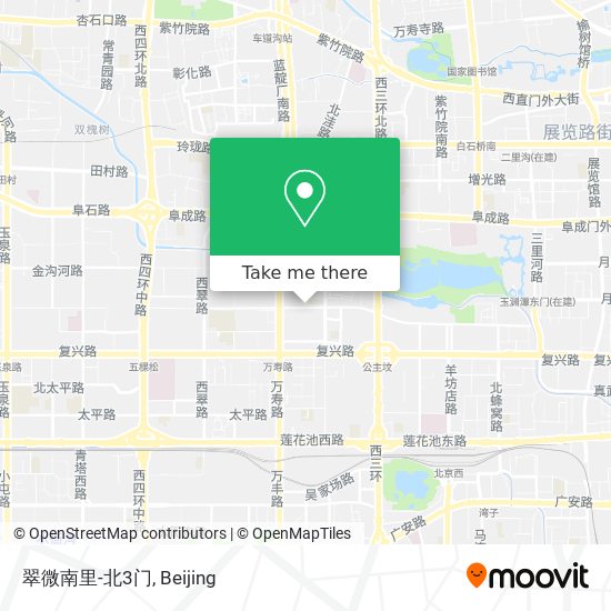 翠微南里-北3门 map