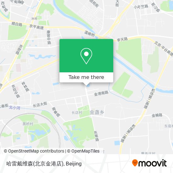 哈雷戴维森(北京金港店) map