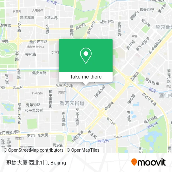 冠捷大厦-西北1门 map