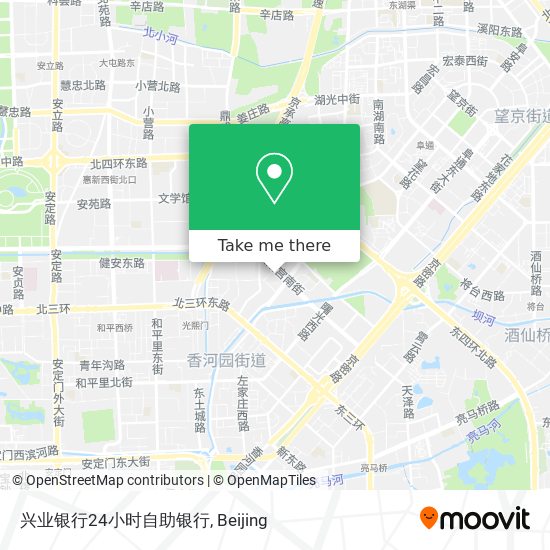 兴业银行24小时自助银行 map