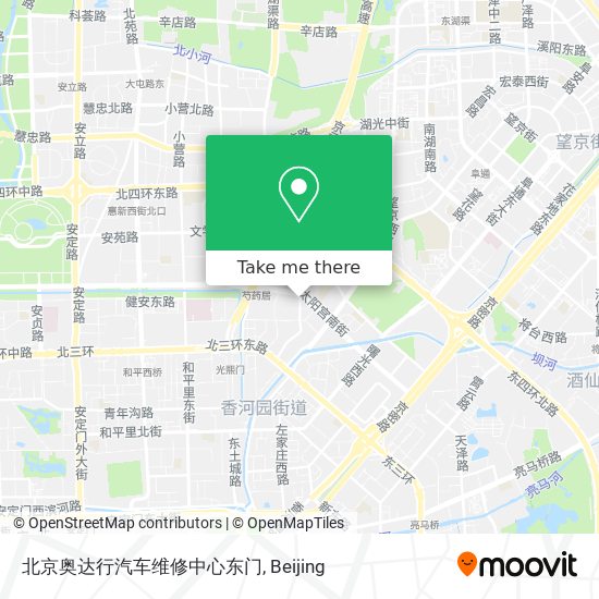 北京奥达行汽车维修中心东门 map