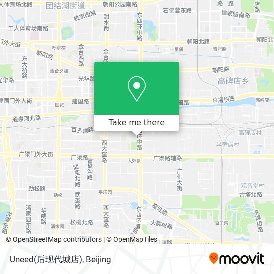 Uneed(后现代城店) map