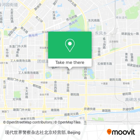 现代世界警察杂志社北京经营部 map