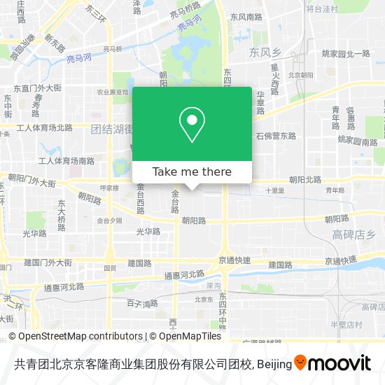 共青团北京京客隆商业集团股份有限公司团校 map