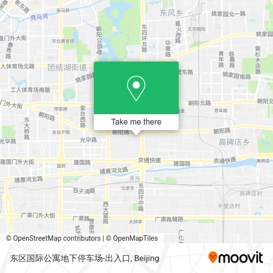 东区国际公寓地下停车场-出入口 map
