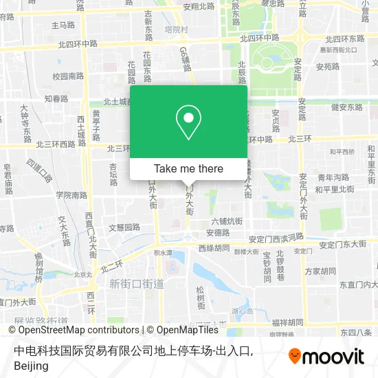 中电科技国际贸易有限公司地上停车场-出入口 map