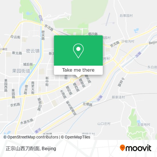 正宗山西刀削面 map