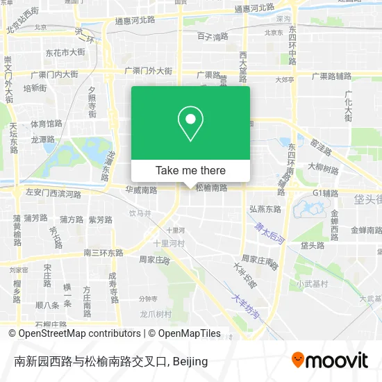 南新园西路与松榆南路交叉口 map